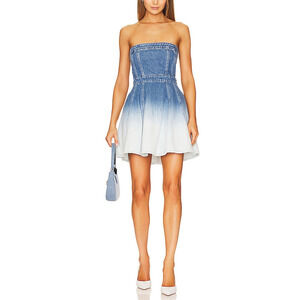 Amanda Uprichard 'Meryl' Blue Denim Dress Size XS